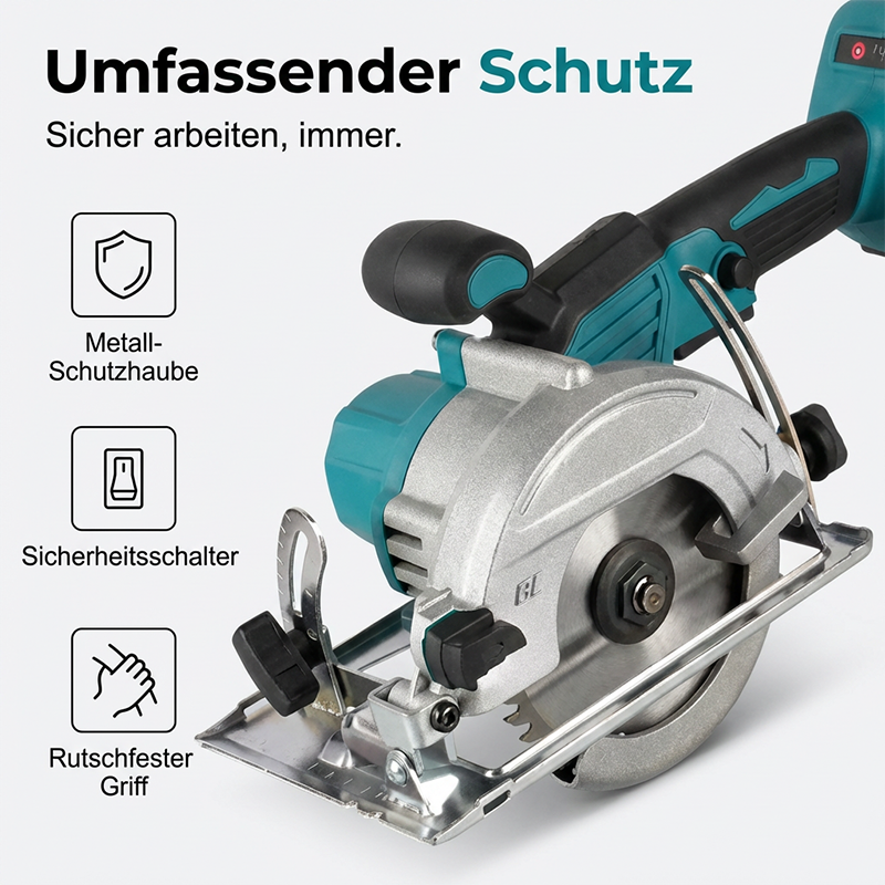 ⚡50% KORTING🛠️Hogesnelheids-accucirkelzaag met borstelloze motor – Krachtig, draadloos & precisie