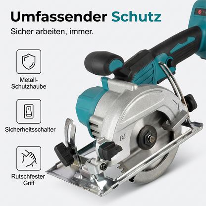⚡50% KORTING🛠️Hogesnelheids-accucirkelzaag met borstelloze motor – Krachtig, draadloos & precisie