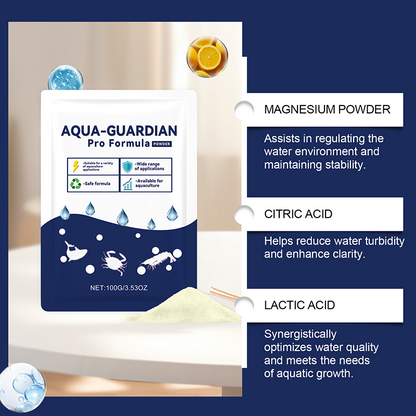 😍 2 KOPEN, 1 GRATIS! 💧 Aqua-Guardian Pro Formula waterzuiveraar – Maakt troebel water binnen enkele minuten helder, onschadelijk voor vissen – geschikt voor zowel zoet- als zoutwater 🐠