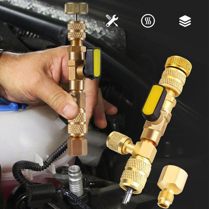 ✨ 50% KORTING 🔥 Professioneel AC Klepkern Verwijderingsgereedschap Uitgerust Met SAE 1/4 en 5/16 Poort