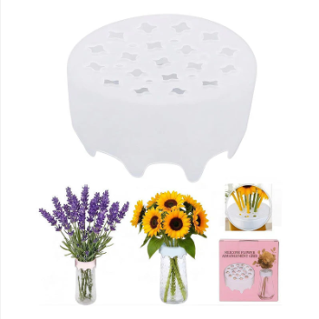 🎁Osta 1, saat 1 ilmaiseksi🌼Aseta kukat seisomaan korkeina ja kauniina --Silikonisinen kukkakimpputeline✨