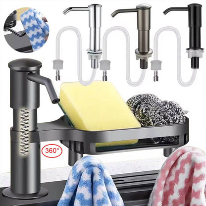 🔥 50% KORTING ✨ Duurzame Inbouw Zeepdispenser Keukengootsteen
