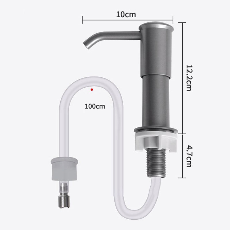 🔥 50% KORTING ✨ Duurzame Inbouw Zeepdispenser Keukengootsteen