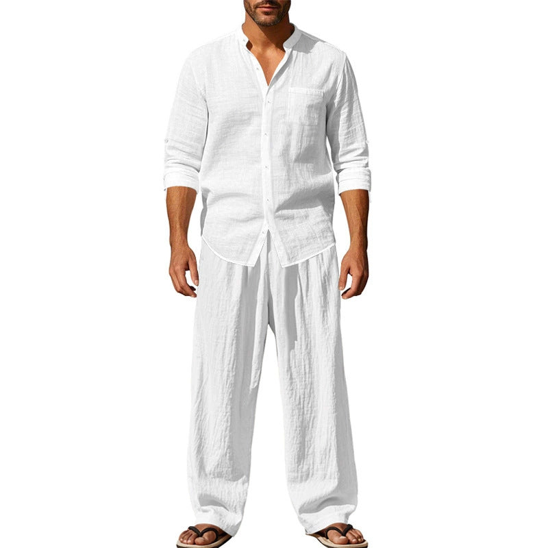 ⏳Tijdelijke 50% korting – Zomer slim fit 'Old Money' casual set