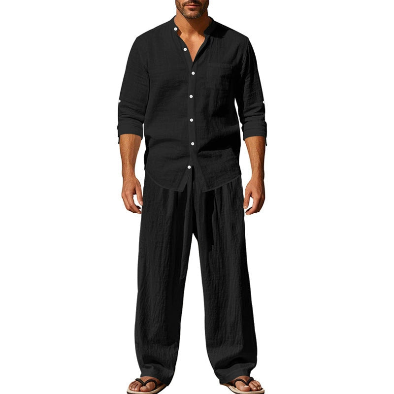 ⏳Tijdelijke 50% korting – Zomer slim fit 'Old Money' casual set