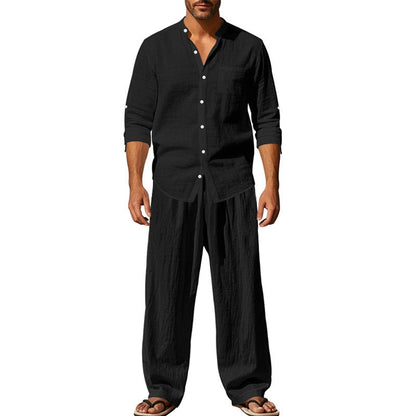 ⏳Tijdelijke 50% korting – Zomer slim fit 'Old Money' casual set