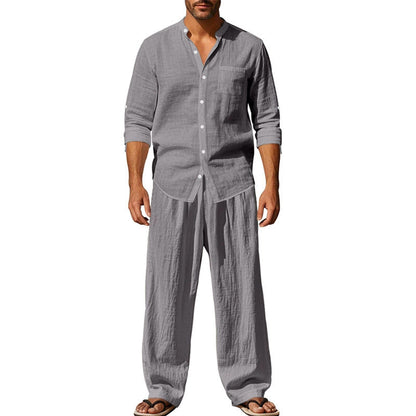 ⏳Tijdelijke 50% korting – Zomer slim fit 'Old Money' casual set