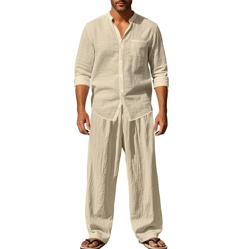 ⏳Tijdelijke 50% korting – Zomer slim fit 'Old Money' casual set