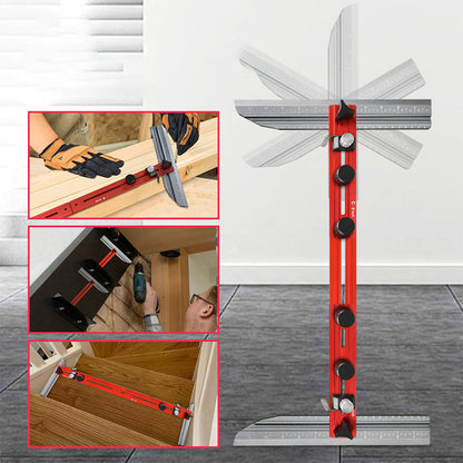 ☀️ Zomer aanbieding is hier! Mis het niet!📏 Verstelbare Trap Treden Mal Meetgereedschap Van Aluminiumlegering📏