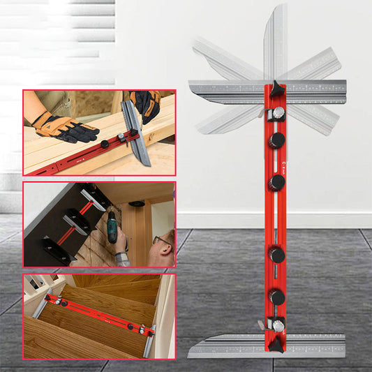 ☀️ Zomer aanbieding is hier! Mis het niet!📏 Verstelbare Trap Treden Mal Meetgereedschap Van Aluminiumlegering📏