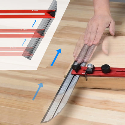 ☀️ Zomer aanbieding is hier! Mis het niet!📏 Verstelbare Trap Treden Mal Meetgereedschap Van Aluminiumlegering📏