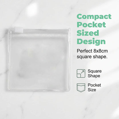 ⏰Beperkte tijd: 1+1 GRATIS!📦Mini Waterdichte PVC Schuifzakjes 8x8cm