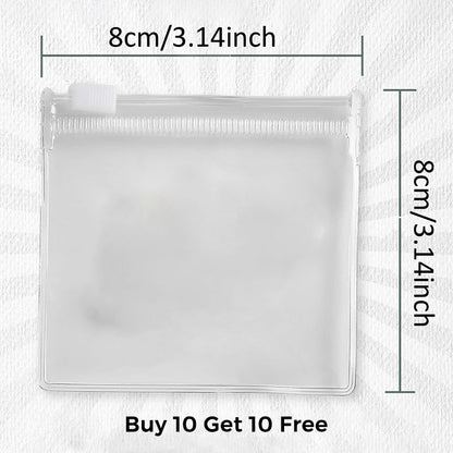 ⏰Beperkte tijd: 1+1 GRATIS!📦Mini Waterdichte PVC Schuifzakjes 8x8cm