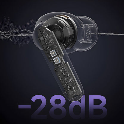 💥50% KORTING🎧 ENC Dubbele Ruisonderdrukking Bluetooth Oordopjes 5.4 | Ergonomisch, HD Gesprekken, HiFi Geluid, 24 Uur Batterijduur