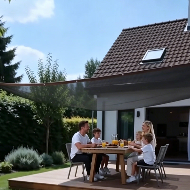 💥50% KORTING🌿 UV-bestendige Ademend Koelend Hoogwaardig Geweven Zonnescherm