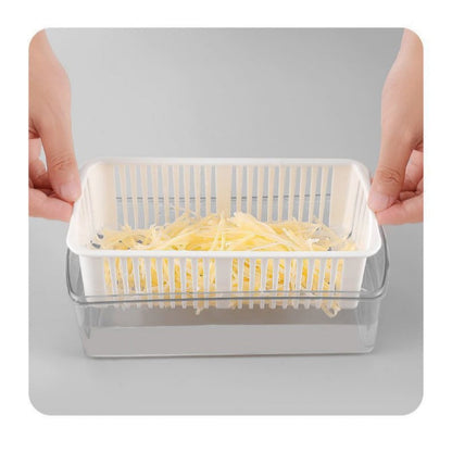 💥50% KORTING🥕 Multifunctionele Groentesnijder - Snijden, Raspen, Versnipperen