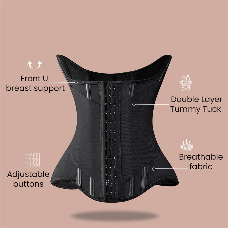 💥50% KORTING👗 Taille Cincher - Zandloper Vorming Ademend Comfortabel