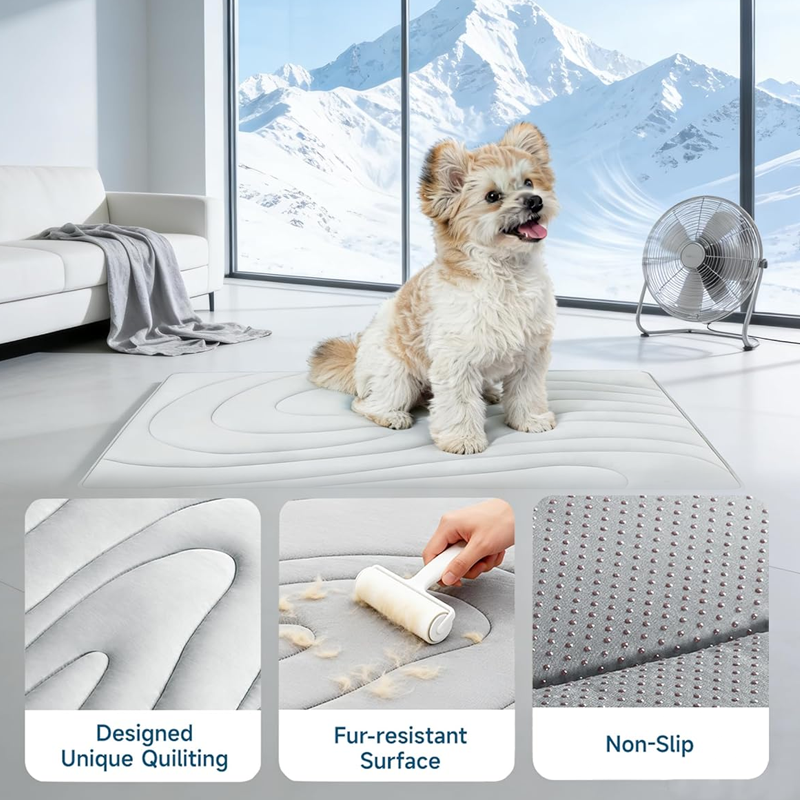 🐱🐶 50% KORTING ☀️ Verkoelend zomermat voor huisdieren | Antislip, machinewasbaar & makkelijk schoon te maken