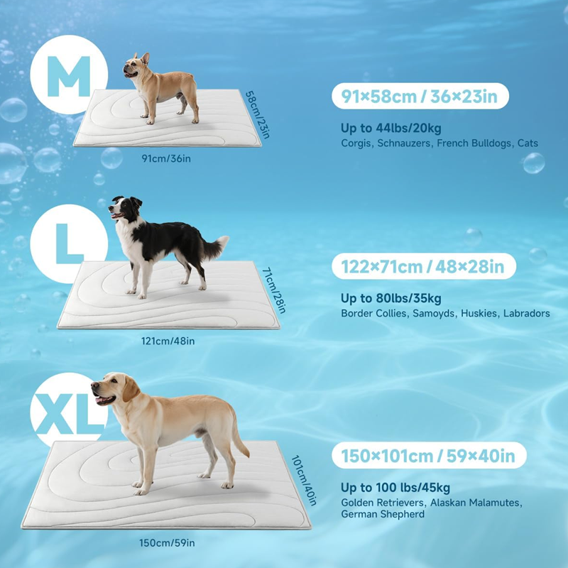 🐱🐶 50% KORTING ☀️ Verkoelend zomermat voor huisdieren | Antislip, machinewasbaar & makkelijk schoon te maken