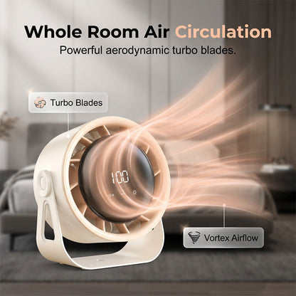 💥50% KORTING💨 Stille ventilator met 100 snelheden, turbostand, instelbaar & digitaal touchdisplay