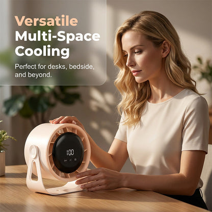 💥50% KORTING💨 Stille ventilator met 100 snelheden, turbostand, instelbaar & digitaal touchdisplay