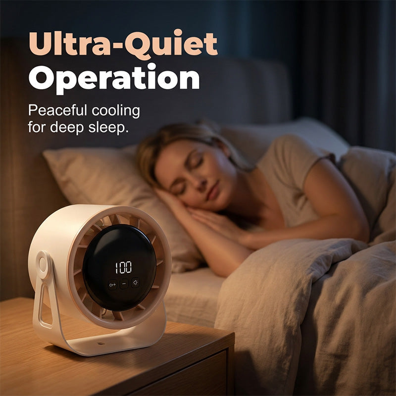 💥50% KORTING💨 Stille ventilator met 100 snelheden, turbostand, instelbaar & digitaal touchdisplay