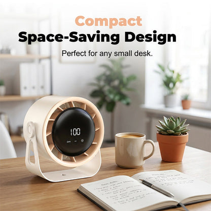 💥50% KORTING💨 Stille ventilator met 100 snelheden, turbostand, instelbaar & digitaal touchdisplay
