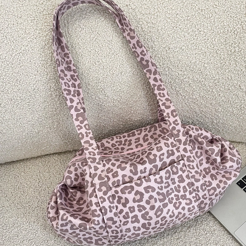 ✨NU 50% KORTING🐆 Relaxte Luipaardprint Grote Tote Bag | Streetwear Stijl, Past bij Elke Look!