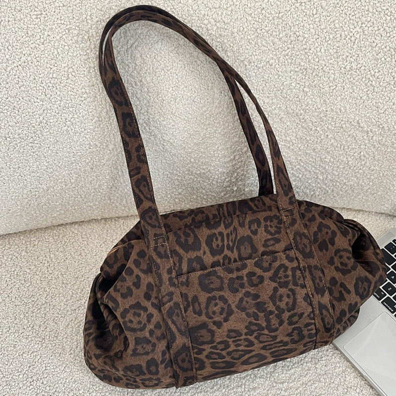 ✨NU 50% KORTING🐆 Relaxte Luipaardprint Grote Tote Bag | Streetwear Stijl, Past bij Elke Look!