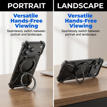 💥50% KORTING📱 360° Magnetische Telefoonhoes Met Standaard | Militaire Valbescherming