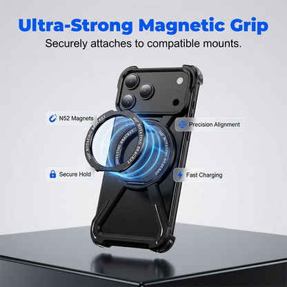 💥50% KORTING📱 360° Magnetische Telefoonhoes Met Standaard | Militaire Valbescherming
