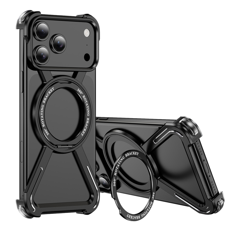 💥50% KORTING📱 360° Magnetische Telefoonhoes Met Standaard | Militaire Valbescherming