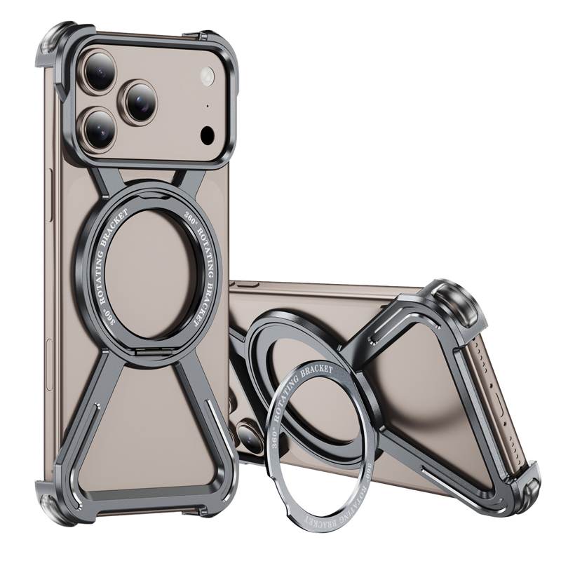 💥50% KORTING📱 360° Magnetische Telefoonhoes Met Standaard | Militaire Valbescherming