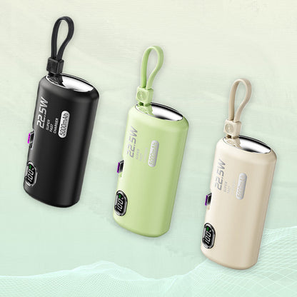 💥 50% KORTING 🔋 3-in-1 Powerbank met ingebouwde kabels, compact zakmodel
