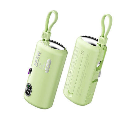 💥 50% KORTING 🔋 3-in-1 Powerbank met ingebouwde kabels, compact zakmodel