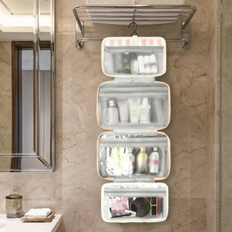 💥50% KORTING🧳 Hangende Toilettas | 4 Vakken Met Haak Voor Op Reis