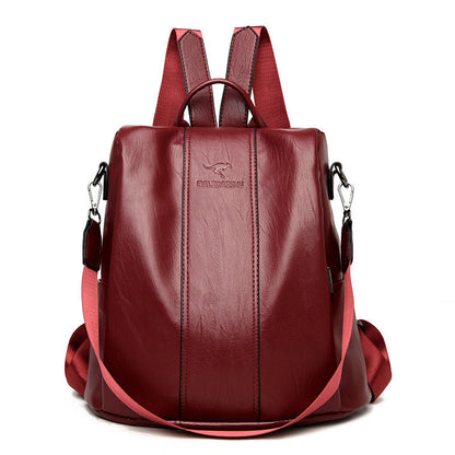 🎒 Stijlvolle PU Damesrugzak | Ruim, Elegant & Veilig (Anti-Diefstal Design)