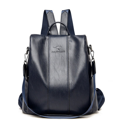 🎒 Stijlvolle PU Damesrugzak | Ruim, Elegant & Veilig (Anti-Diefstal Design)