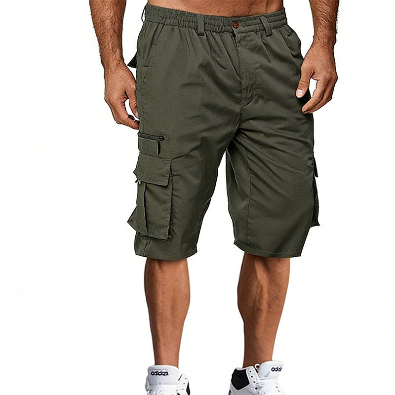 Heren casual cargoshorts met meerdere zakken