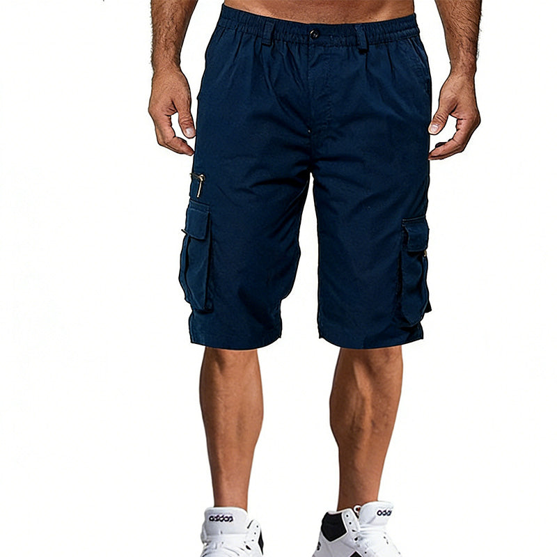 Heren casual cargoshorts met meerdere zakken