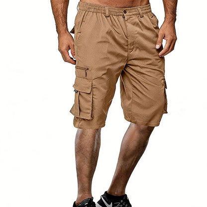 Heren casual cargoshorts met meerdere zakken