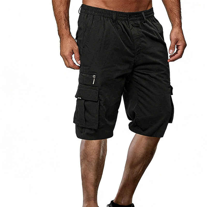 Heren casual cargoshorts met meerdere zakken