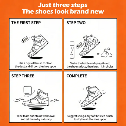 ✨👟Professionele Vlekverwijderaar voor Schoenen | Milde Formule | Aanbieding🎉