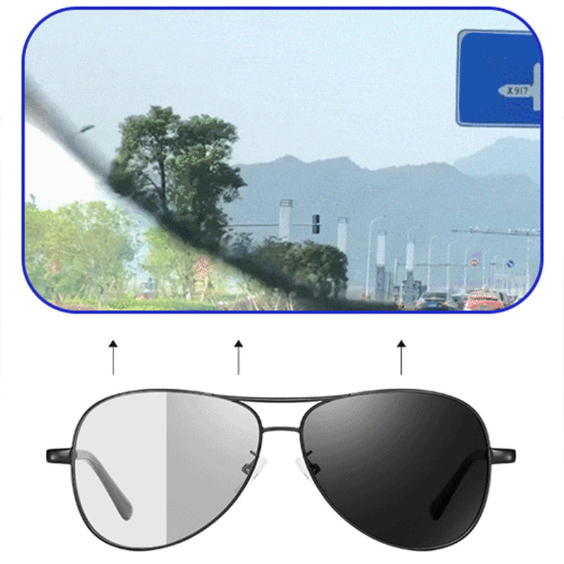 🕶️✨ Anti-UV Gepolariseerde Zonnebril voor Heren – Stijlvol & Comfortabel