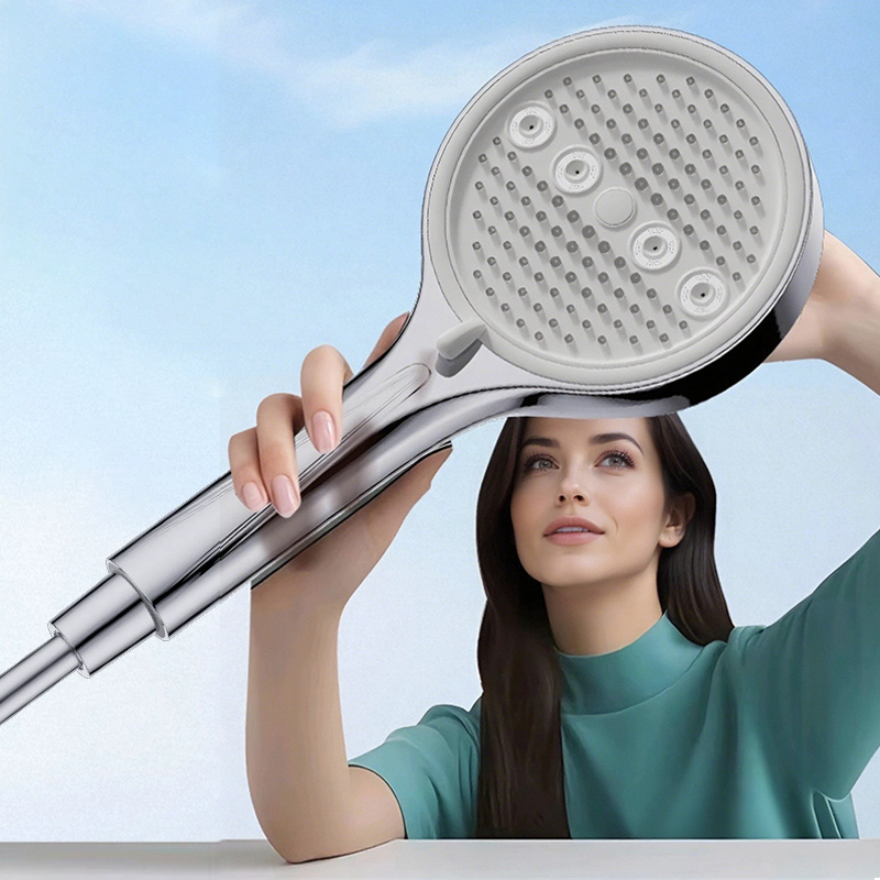 6-Mode High-Pressure Handheld Shower Head