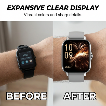 📱💪 50% KORTING! Deze smartwatch met volledig touchscreen meet je hartslag, telt elke stap, en is zó slim dat je dokter jaloers wordt – jouw gezondheid op je pols, spotgoedkoop!