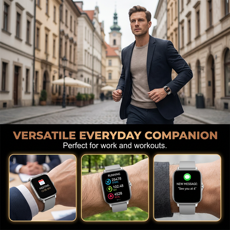 📱💪 50% KORTING! Deze smartwatch met volledig touchscreen meet je hartslag, telt elke stap, en is zó slim dat je dokter jaloers wordt – jouw gezondheid op je pols, spotgoedkoop!