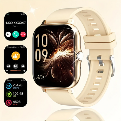 📱💪 50% KORTING! Deze smartwatch met volledig touchscreen meet je hartslag, telt elke stap, en is zó slim dat je dokter jaloers wordt – jouw gezondheid op je pols, spotgoedkoop!
