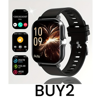 📱💪 50% KORTING! Deze smartwatch met volledig touchscreen meet je hartslag, telt elke stap, en is zó slim dat je dokter jaloers wordt – jouw gezondheid op je pols, spotgoedkoop!