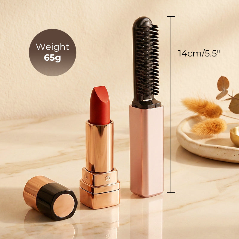Portable Cordless Mini Hair Straightener Comb